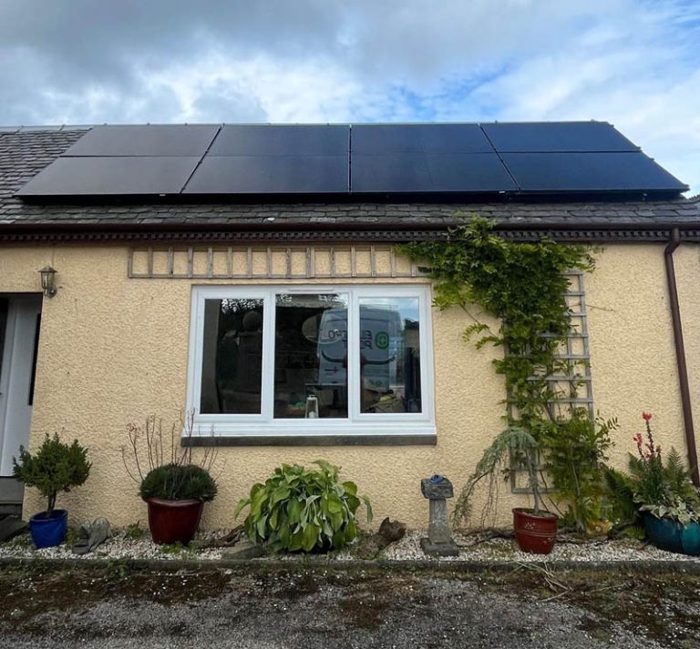 solar panels house
